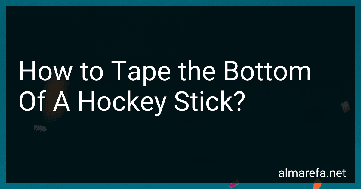 How to Tape the Bottom Of A Hockey Stick? image