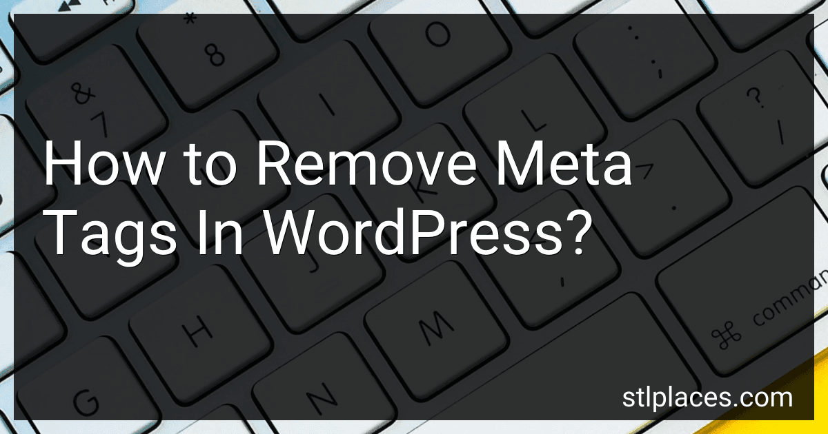 How to Remove Meta Tags In WordPress? preview