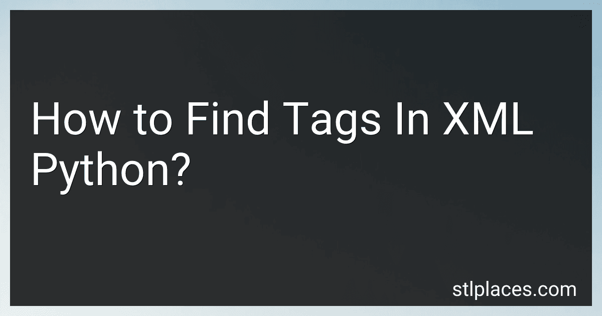 How to Find Tags In XML Python? image