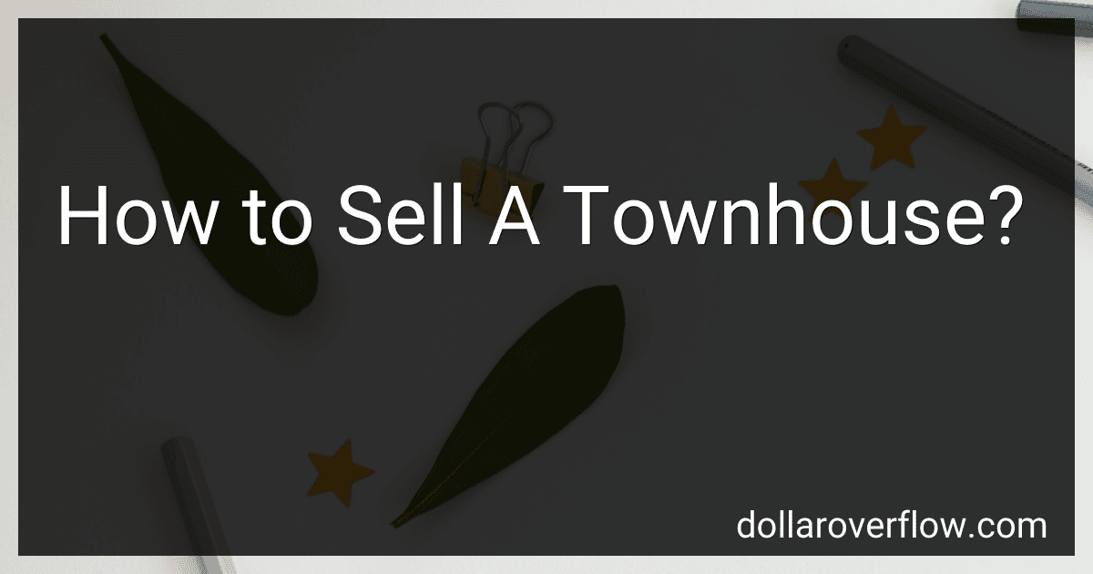 How to Sell A Townhouse? image