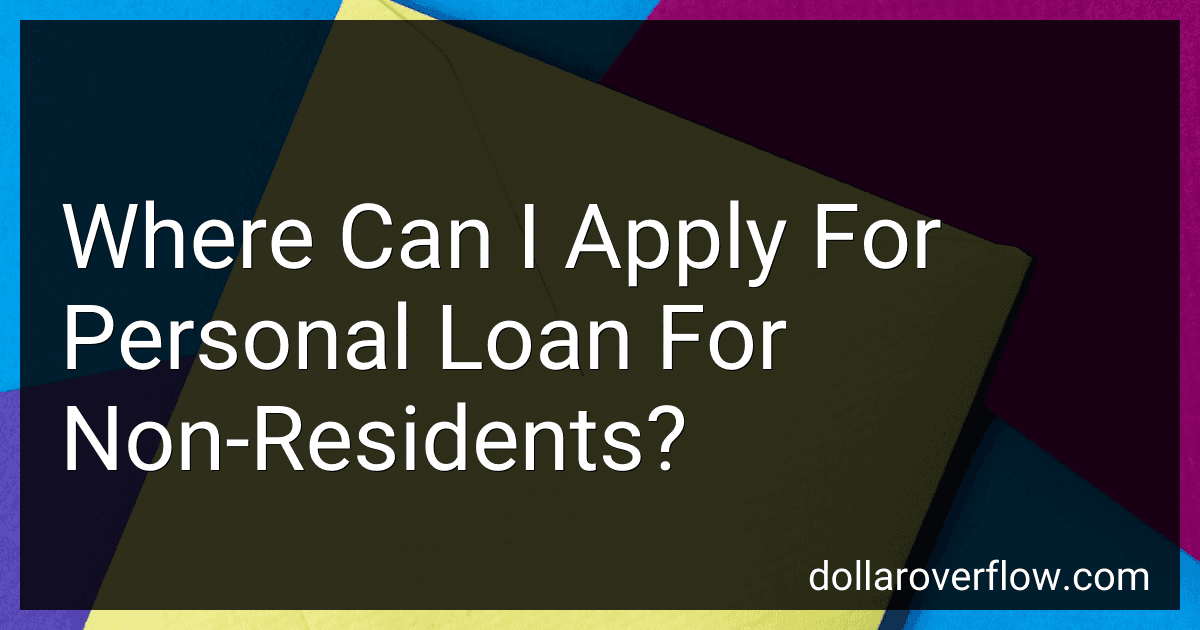 Where Can I Apply For Personal Loan For Non-Residents? image