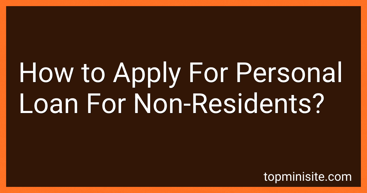 How to Apply For Personal Loan For Non-Residents? image