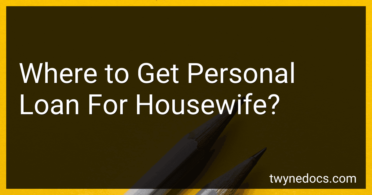 Where to Get Personal Loan For Housewife? image