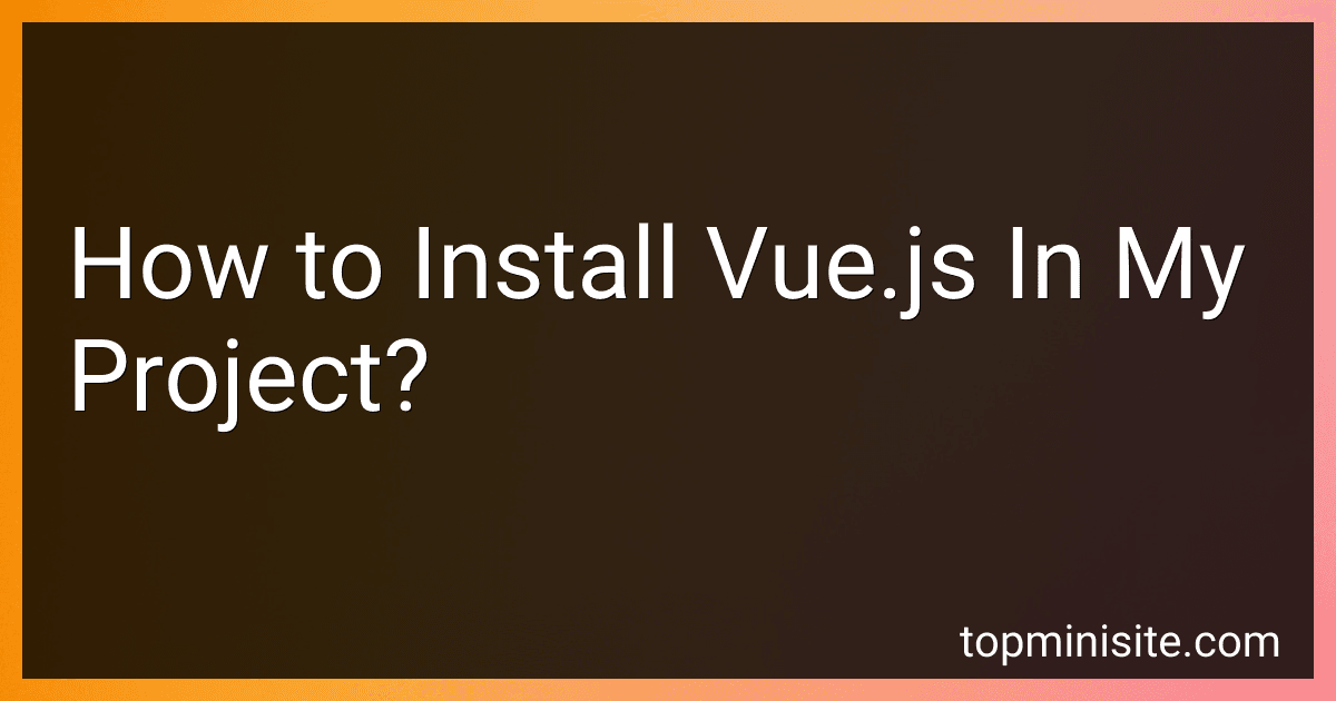 How to Install Vue.js In My Project? image