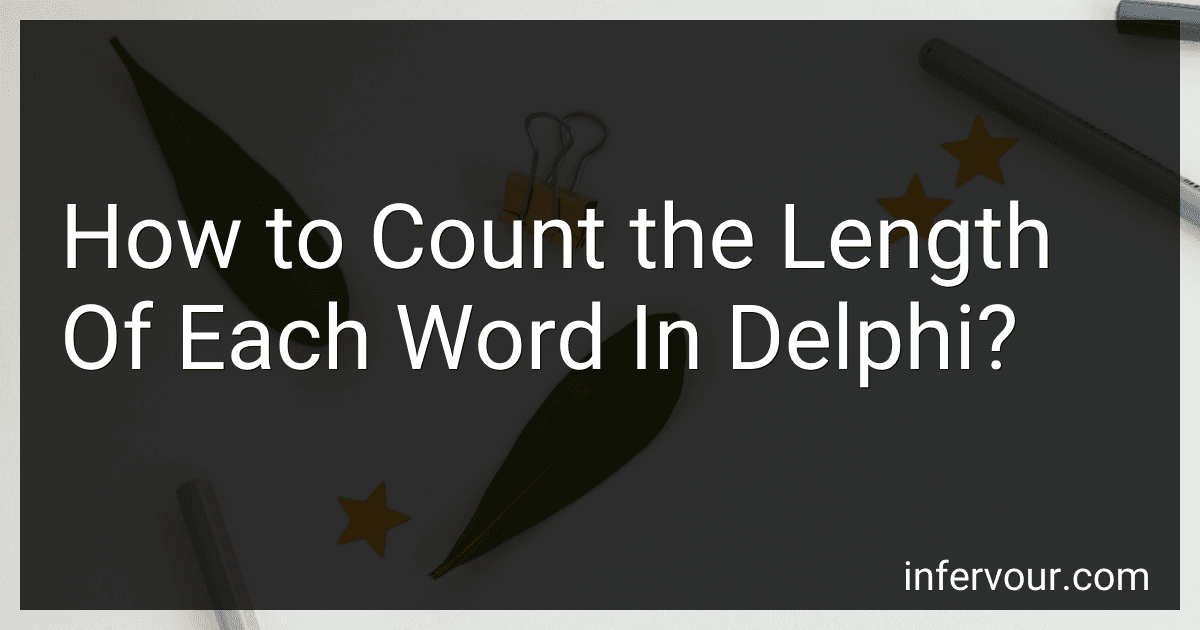 How to Count the Length Of Each Word In Delphi? image