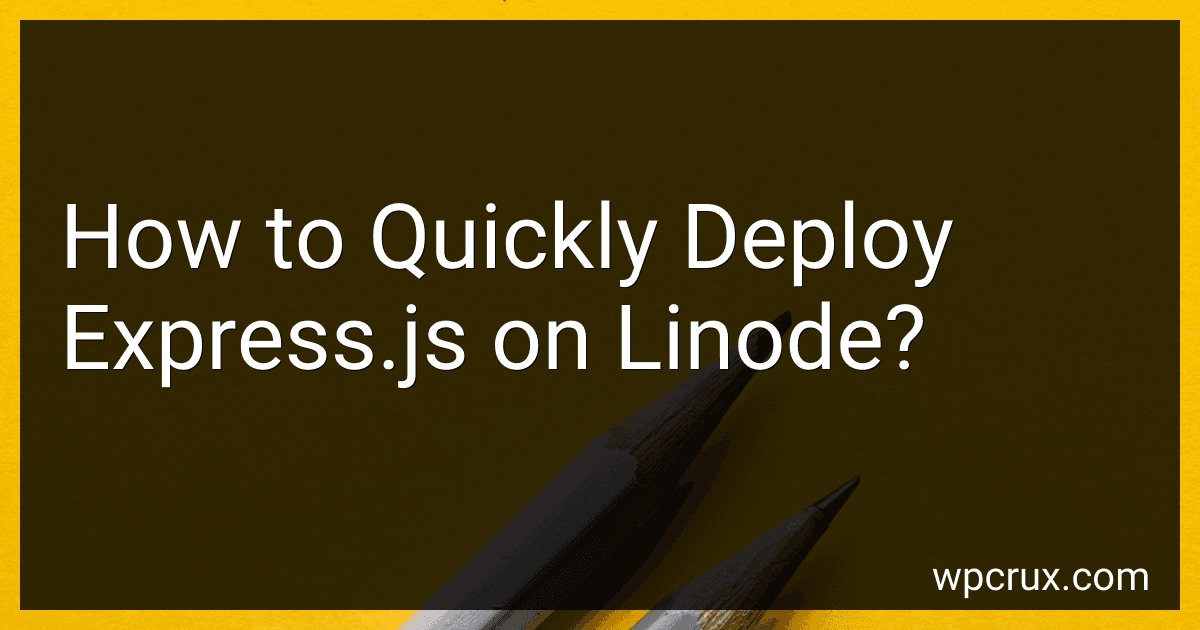 How to Quickly Deploy Express.js on Linode? image