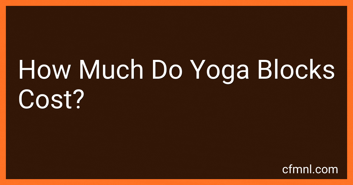How Much Do Yoga Blocks Cost? preview