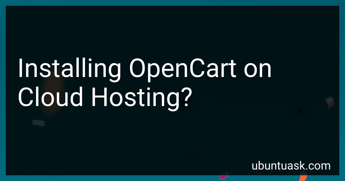 Installing OpenCart on Cloud Hosting? image