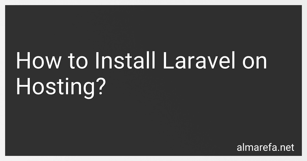 How to Install Laravel on Hosting? image