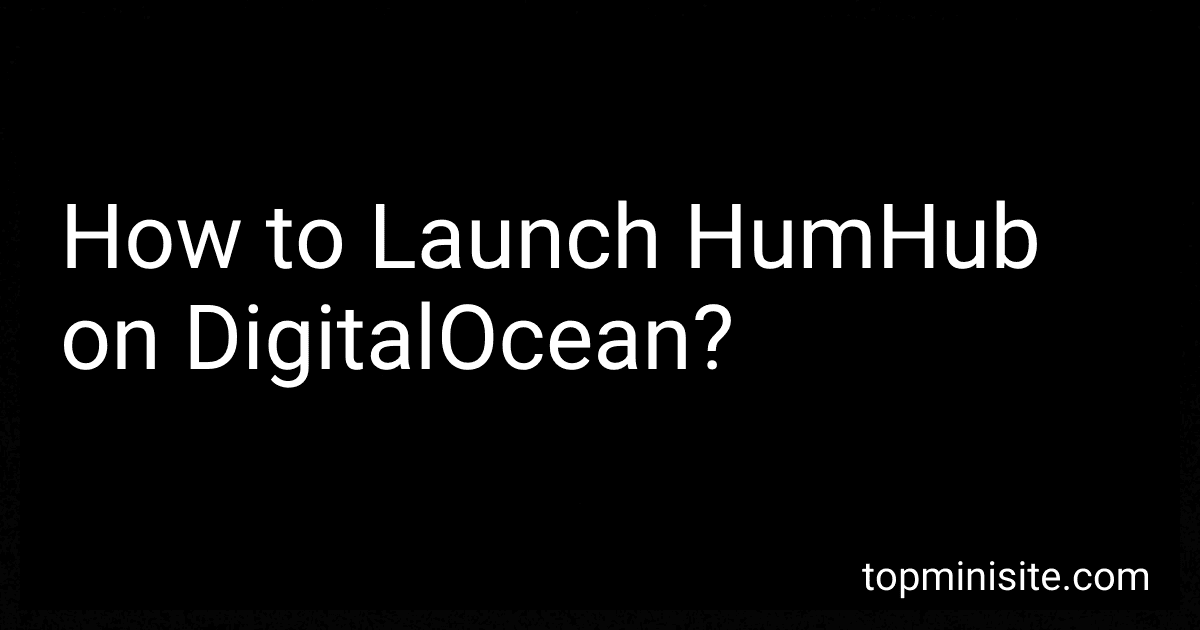 How to Launch HumHub on DigitalOcean? image