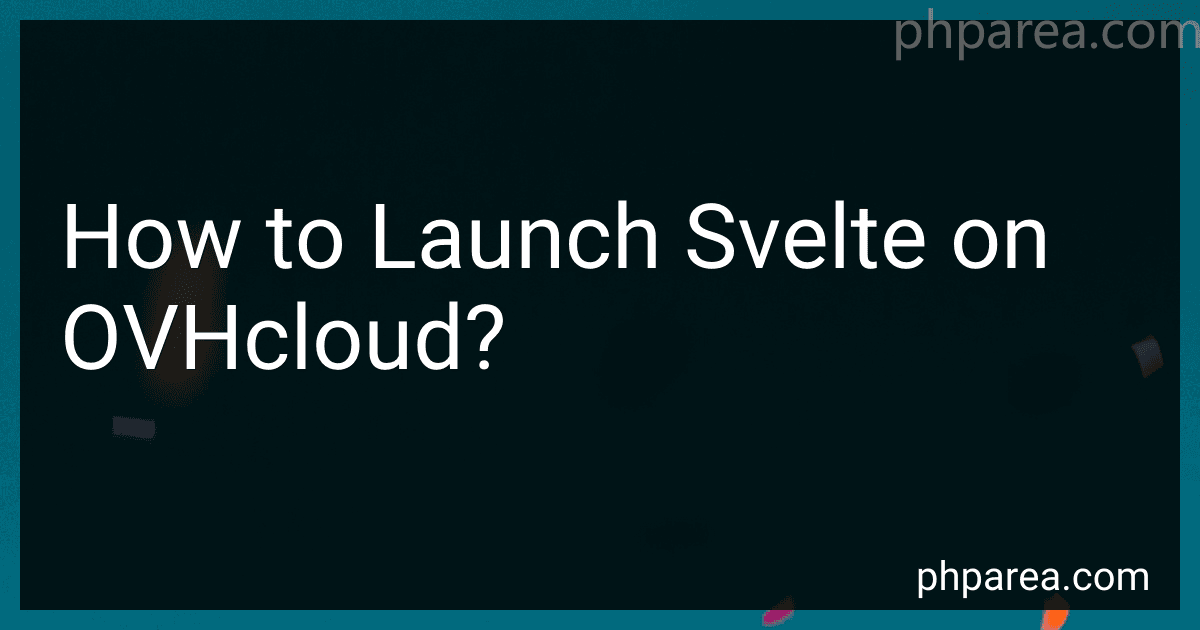 How to Launch Svelte on OVHcloud? image