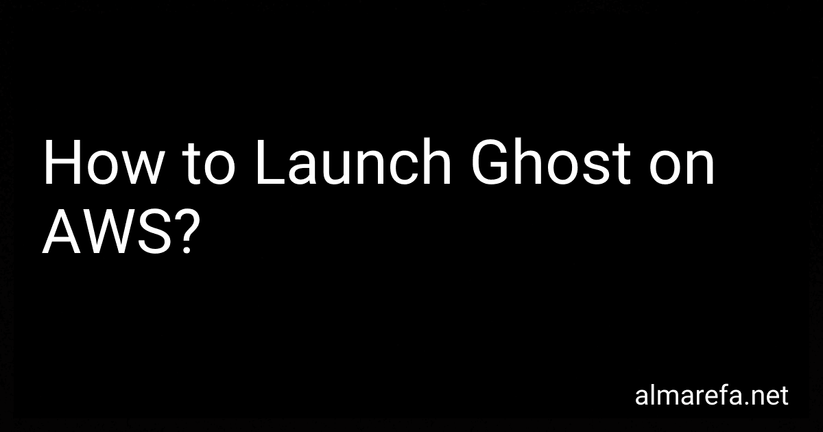 How to Launch Ghost on AWS? image
