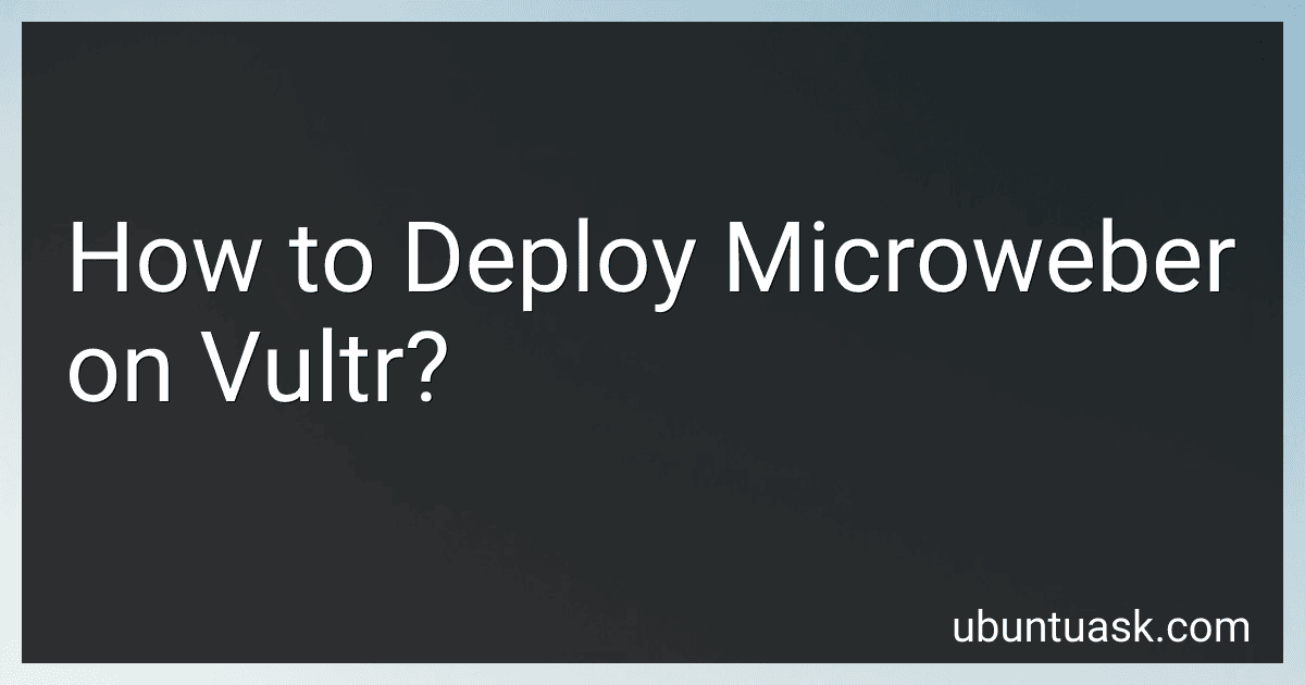 How to Deploy Microweber on Vultr? image