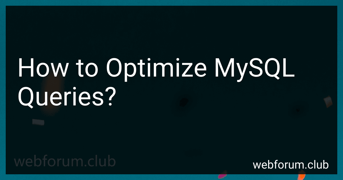 How to Optimize MySQL Queries? image