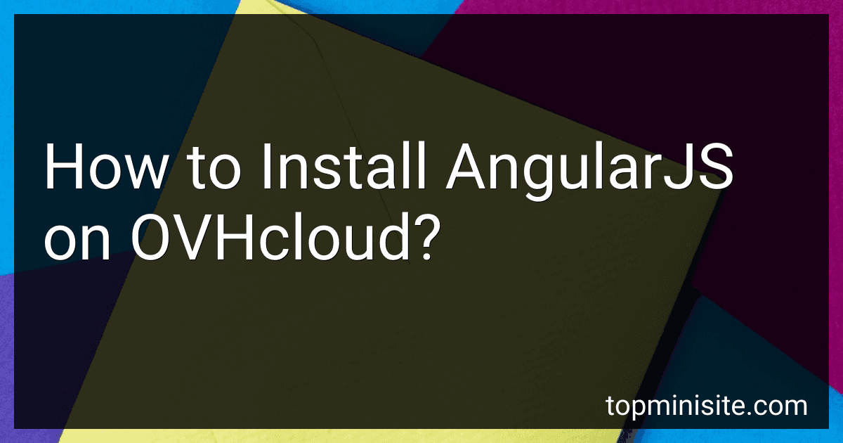 How to Install AngularJS on OVHcloud? image