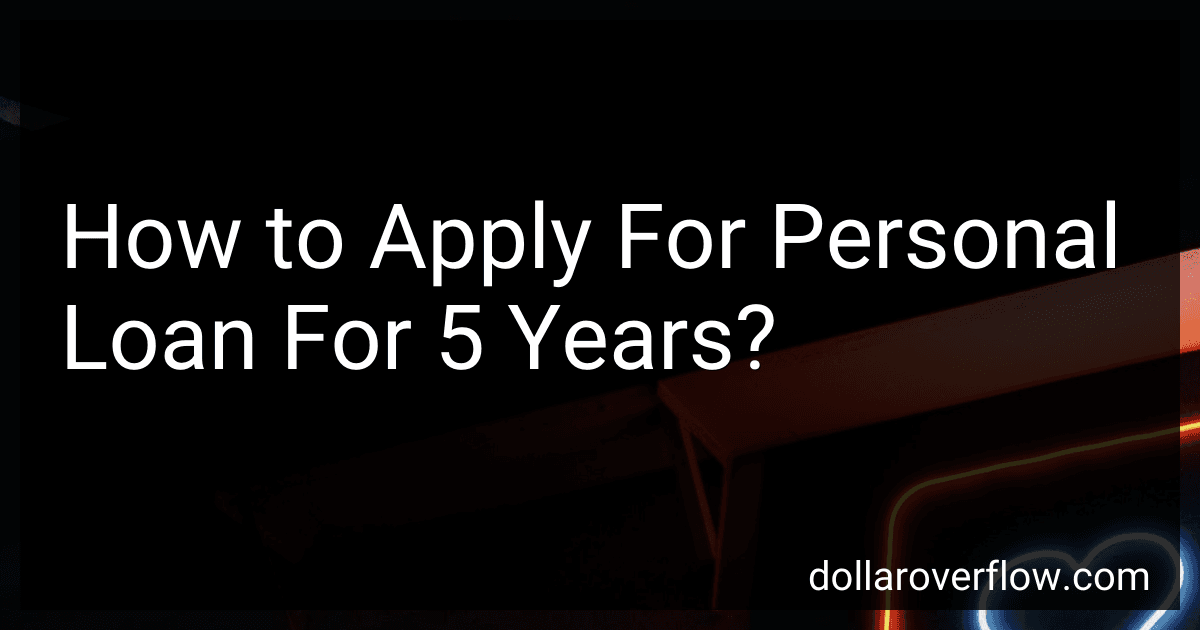 How to Apply For Personal Loan For 5 Years? image
