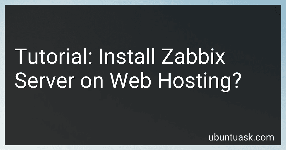 Tutorial: Install Zabbix Server on Web Hosting? image