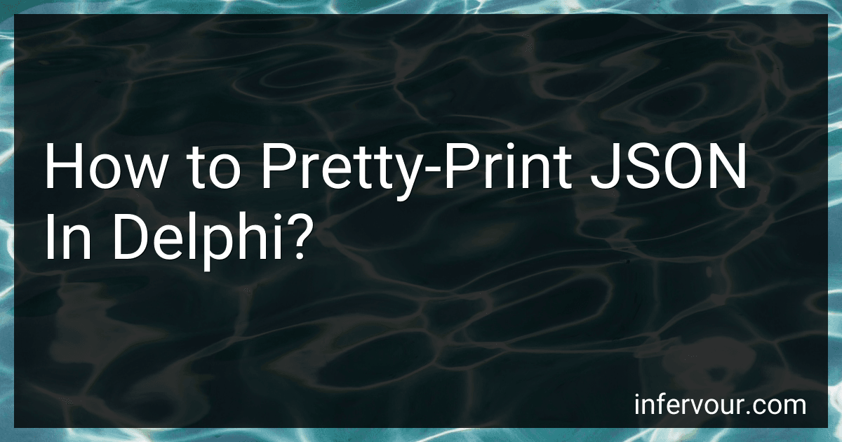 How to Pretty-Print JSON In Delphi? image