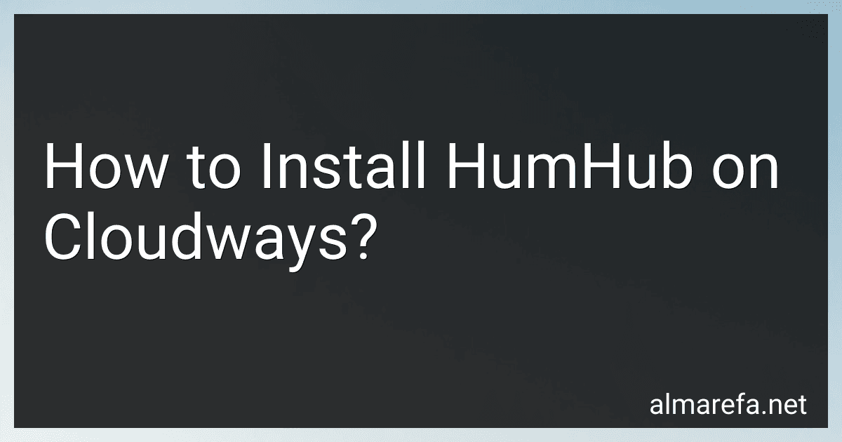 How to Install HumHub on Cloudways? image