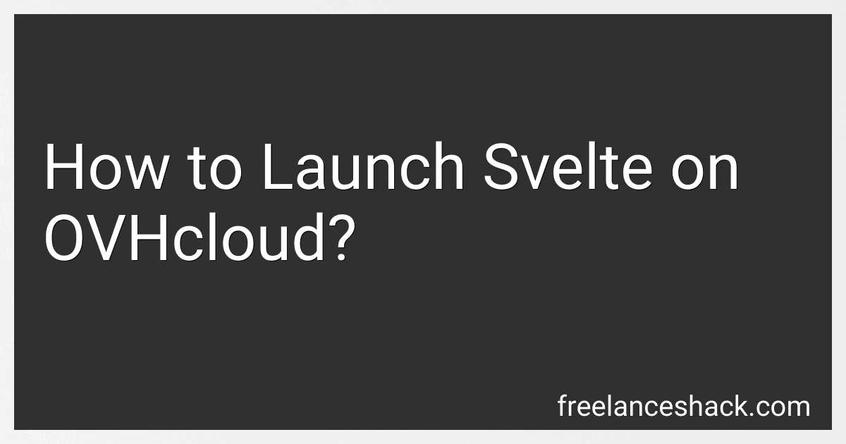 How to Launch Svelte on OVHcloud? preview
