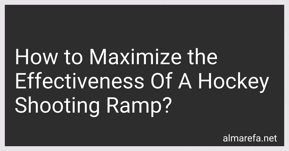 How to Maximize the Effectiveness Of A Hockey Shooting Ramp? image