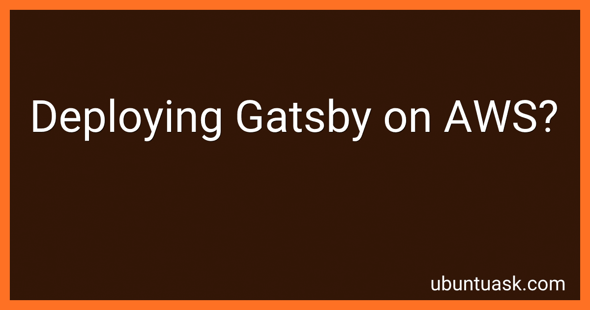 Deploying Gatsby on AWS? image