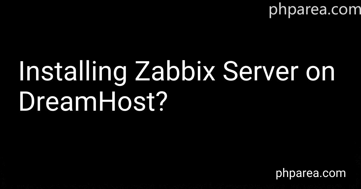 Installing Zabbix Server on DreamHost? image