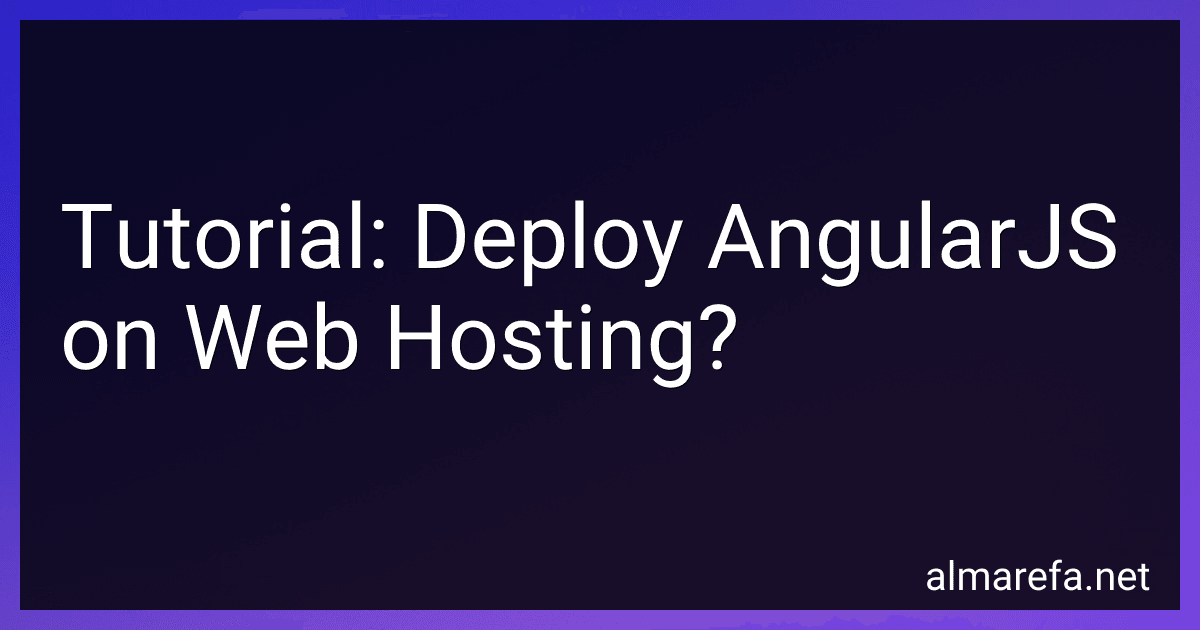 Tutorial: Deploy AngularJS on Web Hosting? image