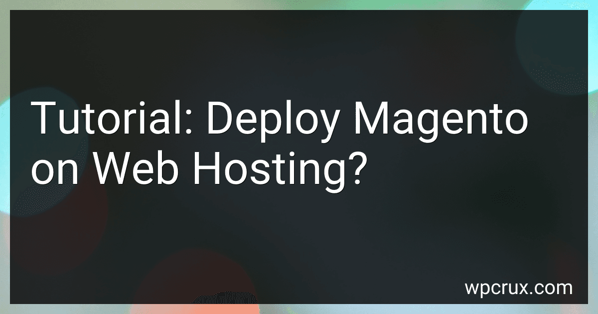 Tutorial: Deploy Magento on Web Hosting? image