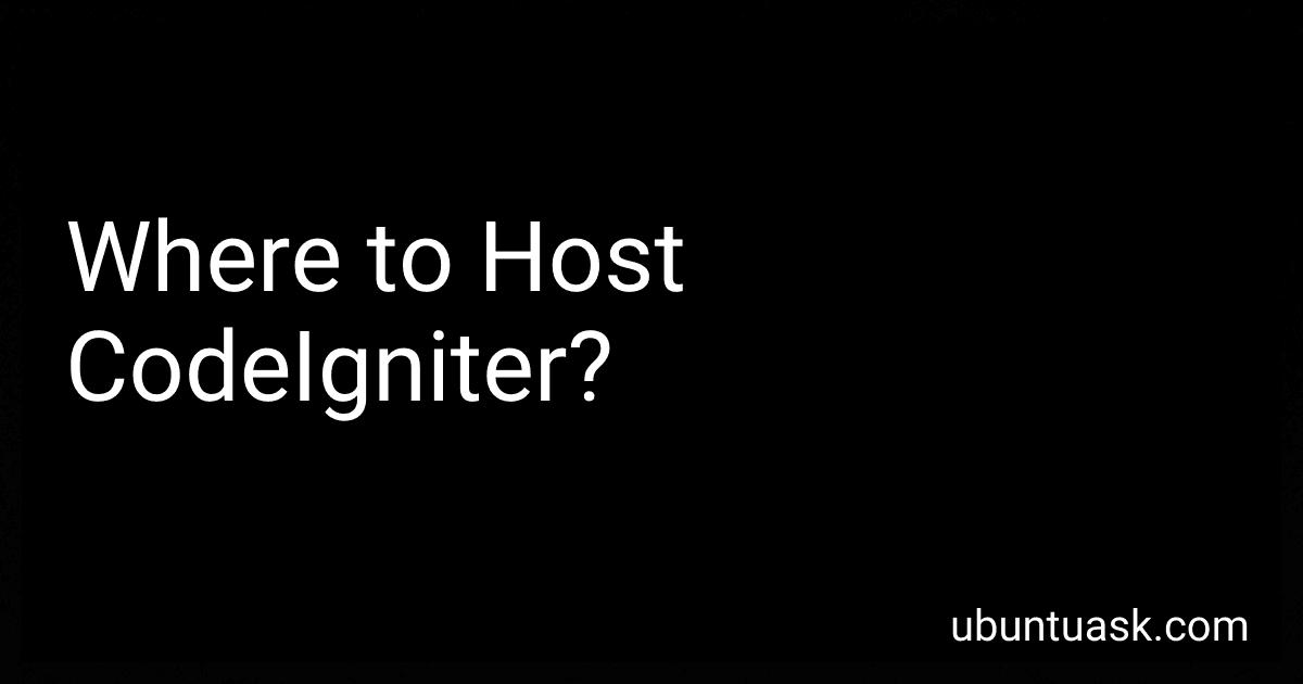 Where to Host CodeIgniter? image