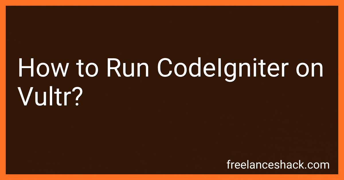How to Run CodeIgniter on Vultr? preview
