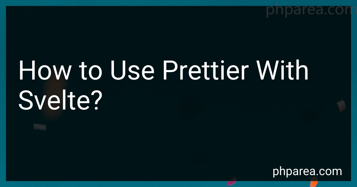 How to Use Prettier With Svelte? image
