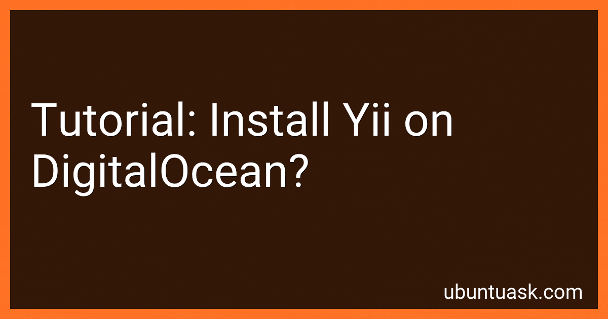 Tutorial: Install Yii on DigitalOcean? image