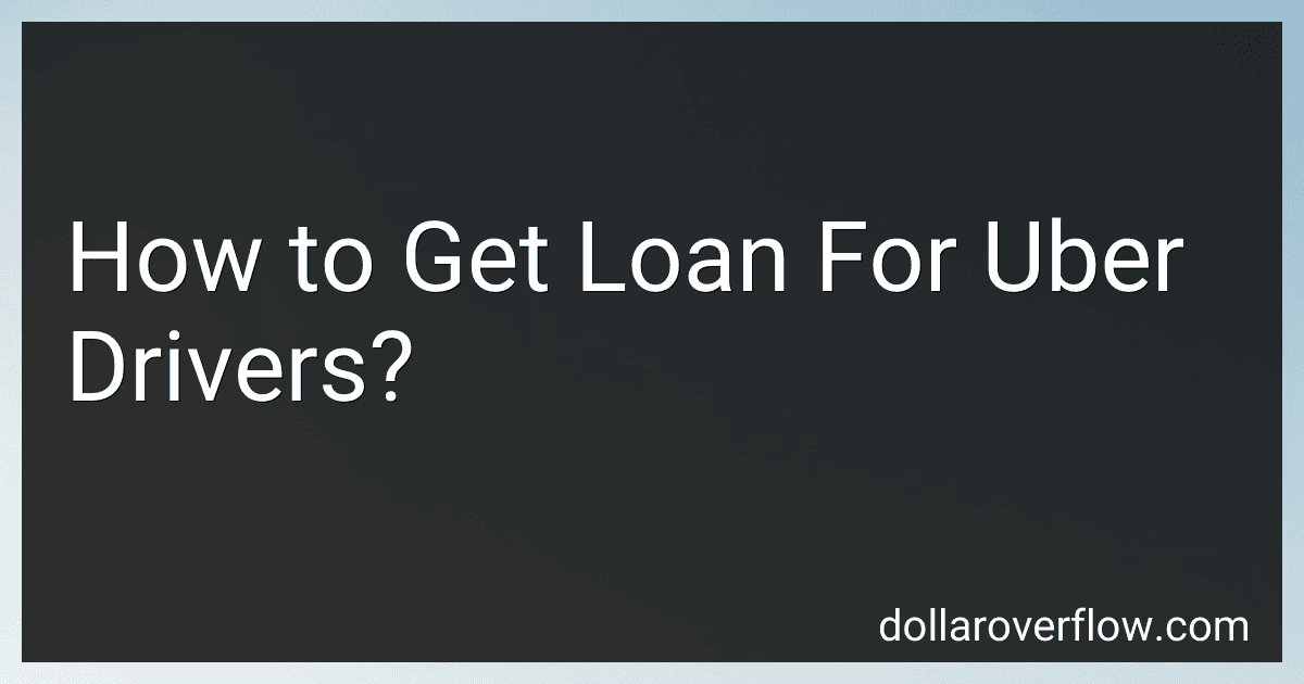 How to Get Loan For Uber Drivers? image