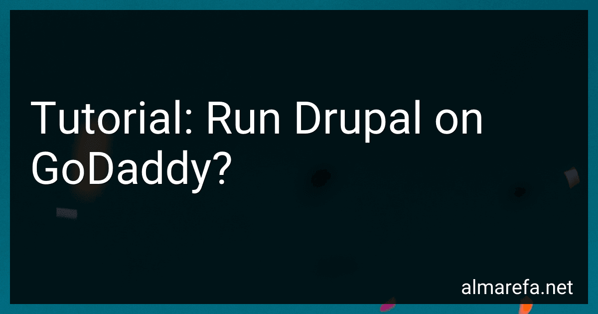 Tutorial: Run Drupal on GoDaddy? image