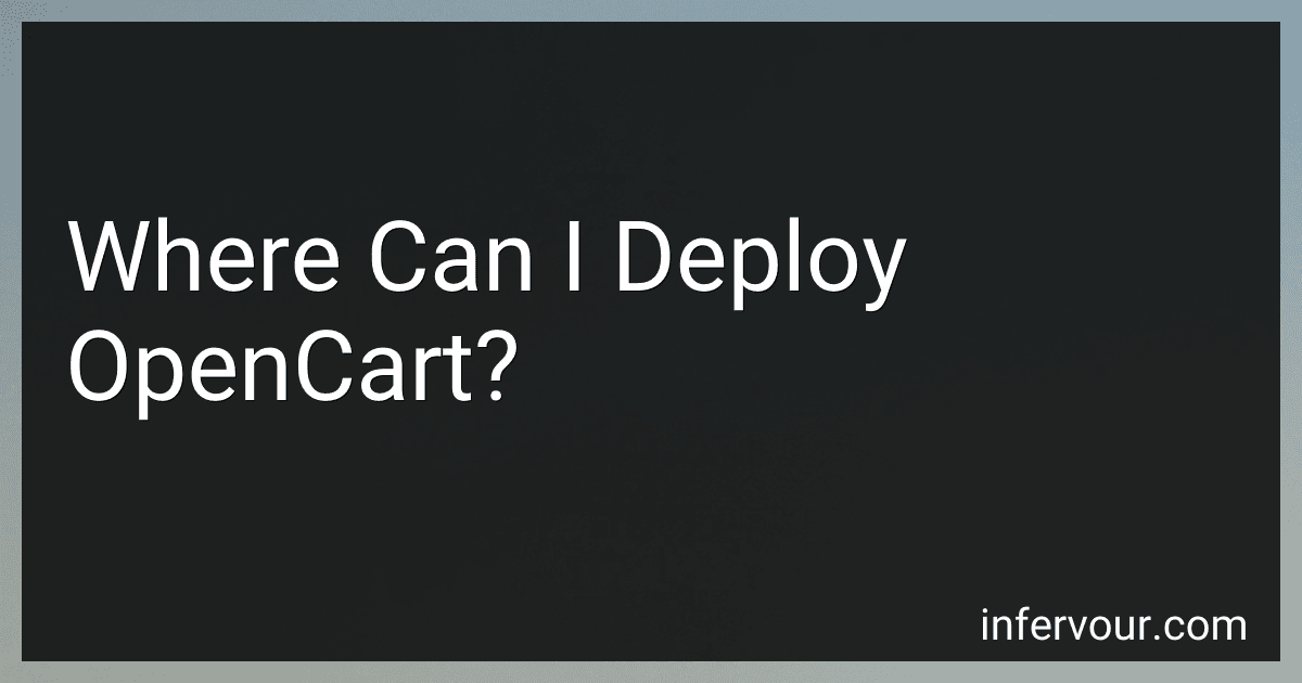Where Can I Deploy OpenCart? image