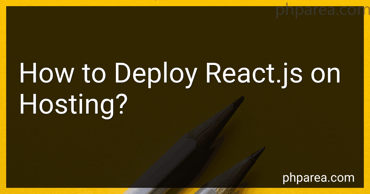 How to Deploy React.js on Hosting? image