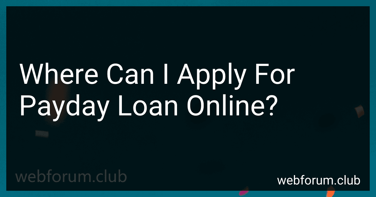Where Can I Apply For Payday Loan Online? image