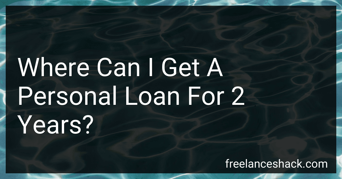 Where Can I Get A Personal Loan For 2 Years? image