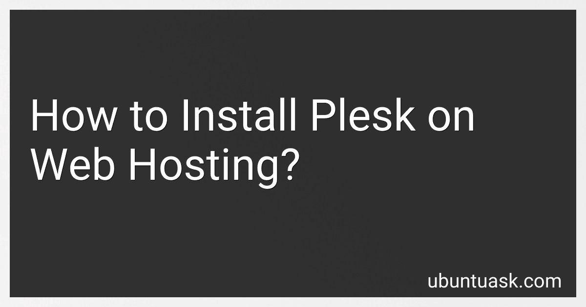 How to Install Plesk on Web Hosting? image