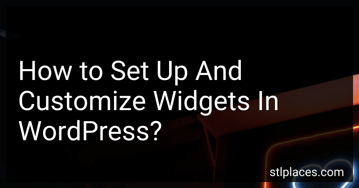 How to Set Up And Customize Widgets In WordPress? preview