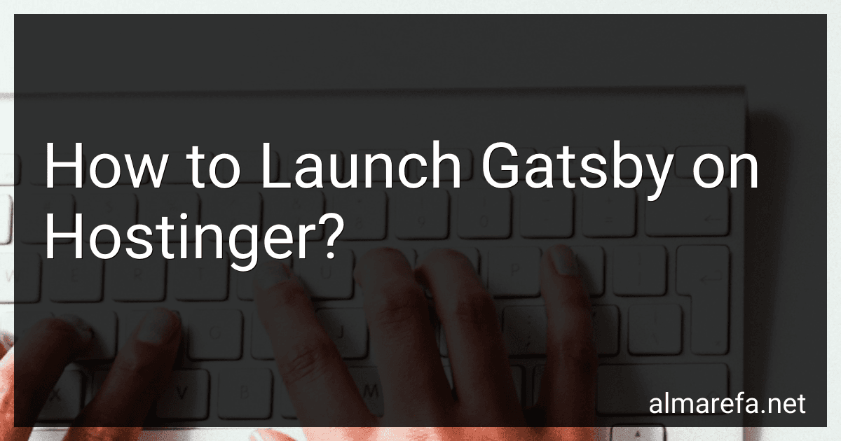How to Launch Gatsby on Hostinger? preview