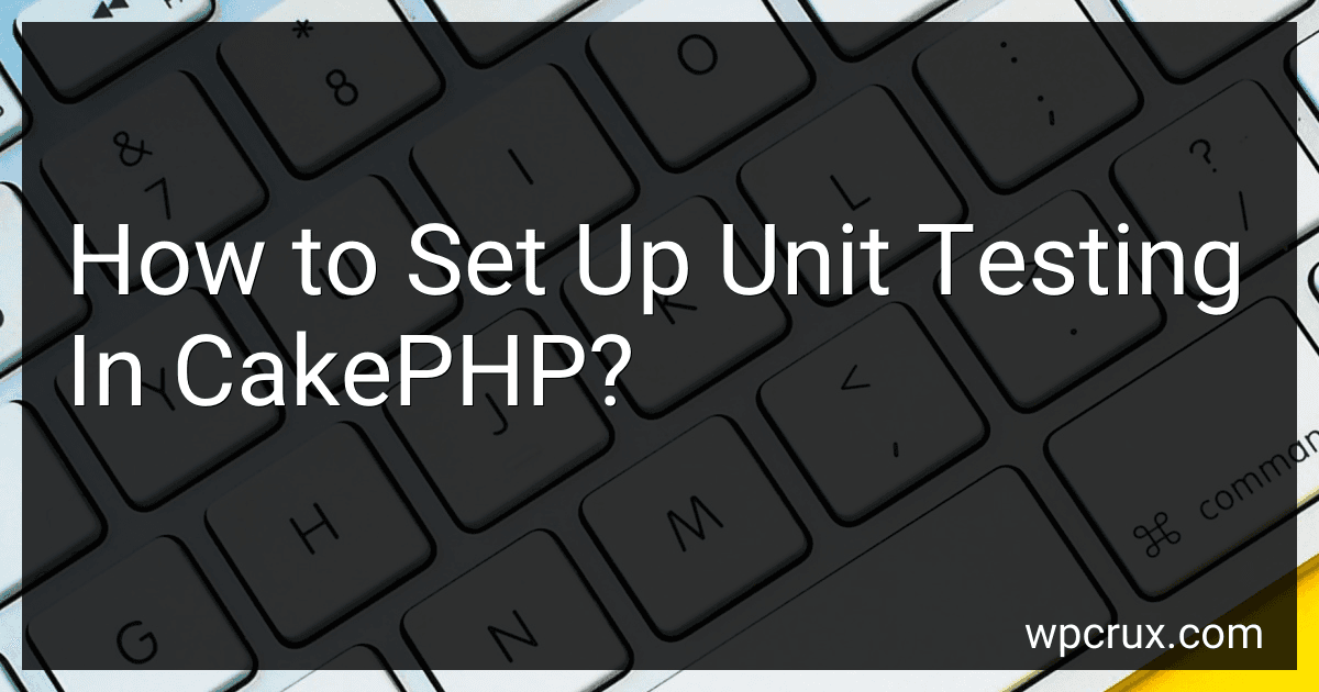 How to Set Up Unit Testing In CakePHP? image