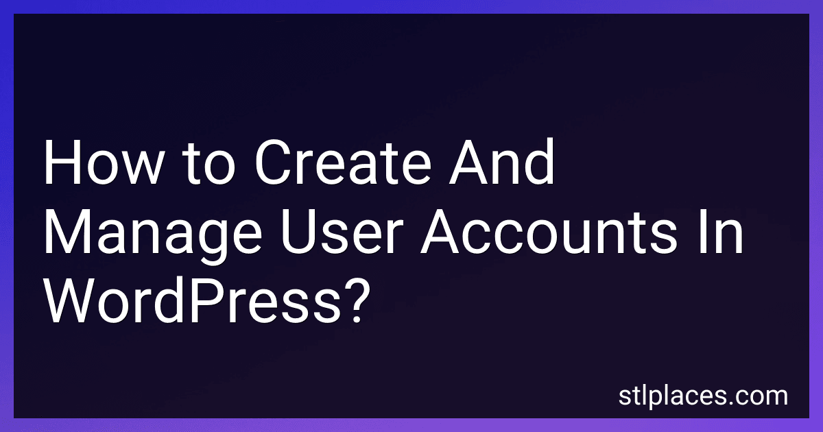 How to Create And Manage User Accounts In WordPress? preview