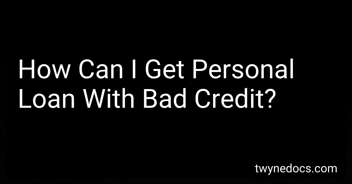 How Can I Get Personal Loan With Bad Credit? image