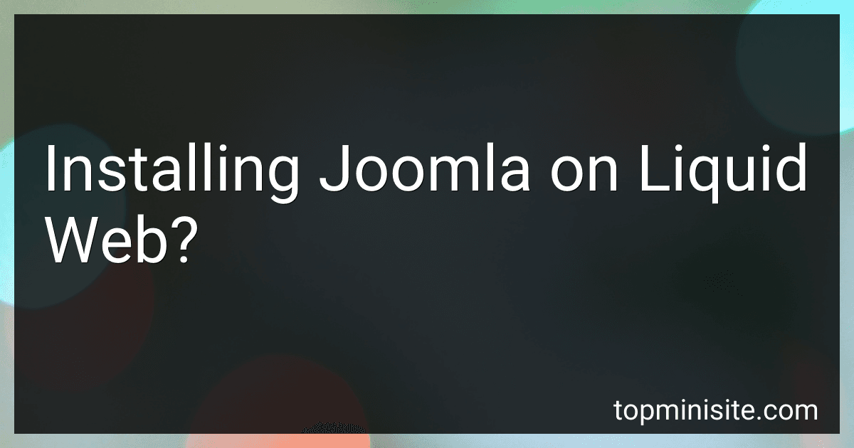 Installing Joomla on Liquid Web? image