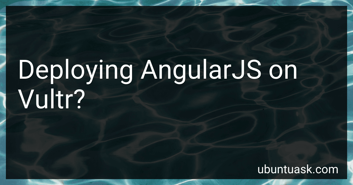 Deploying AngularJS on Vultr? image