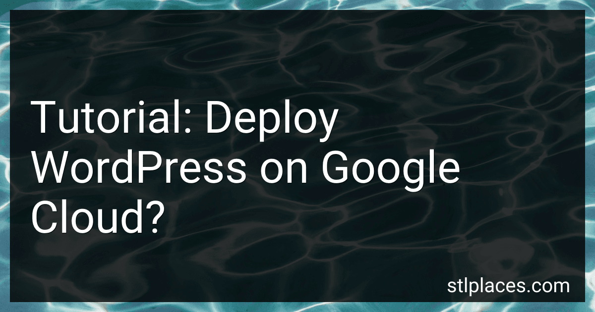 Tutorial: Deploy WordPress on Google Cloud? image
