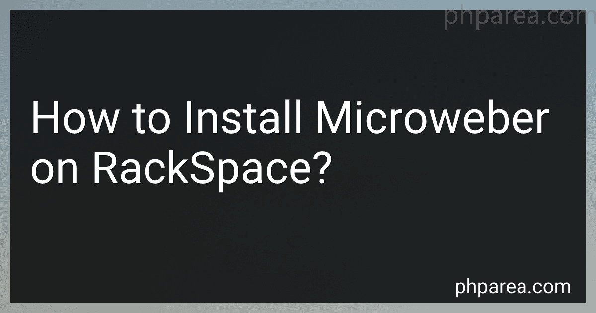 How to Install Microweber on RackSpace? image