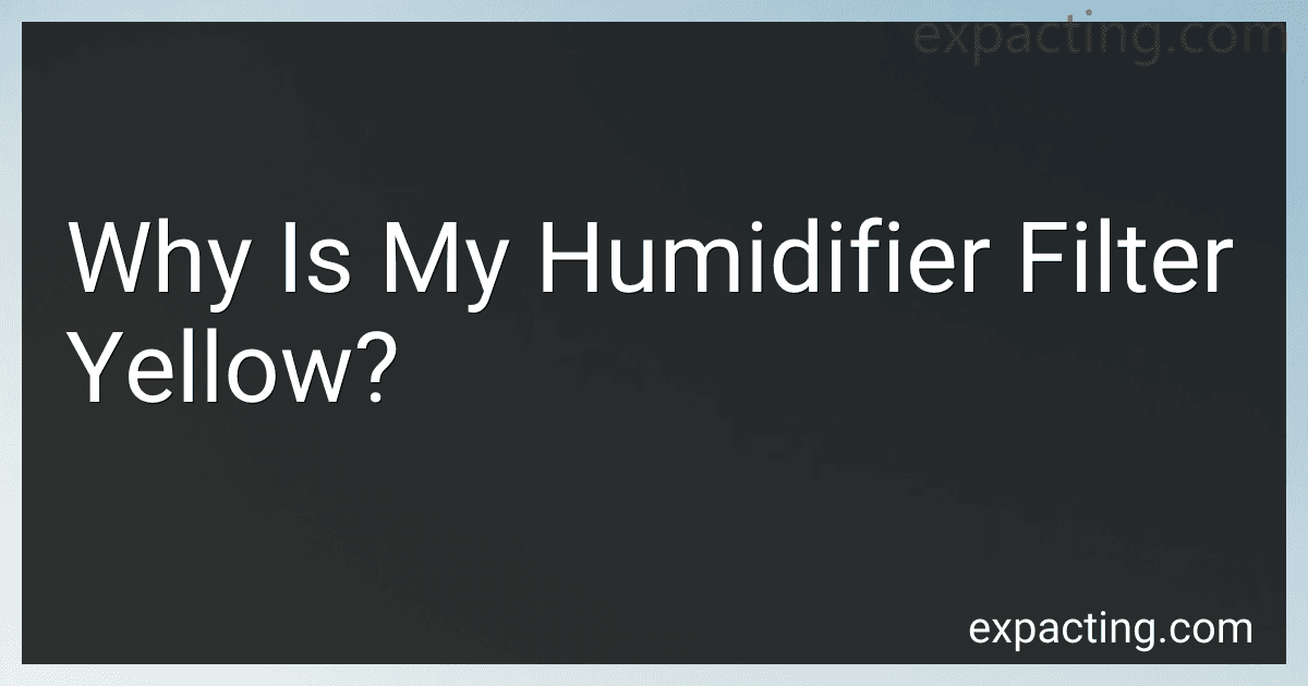 Why Is My Humidifier Filter Yellow? preview